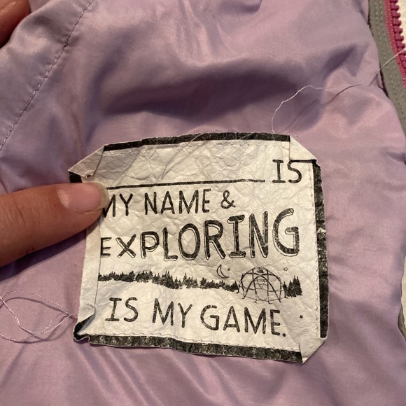 Grey and purple North Face jacket - Picture 7 of 10